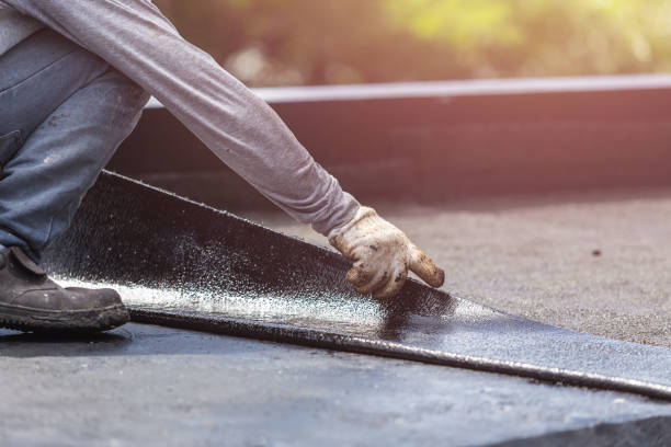 Professional Waterproofing technician working in Lake Forest, IL